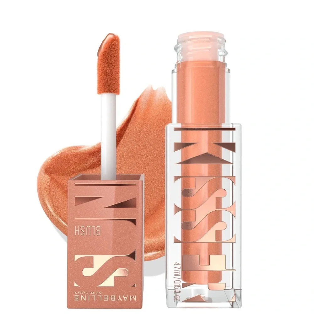 💎 Maybelline Sunkisser Multi Use Blendable Liquid Blush 10 Sun Tempt New